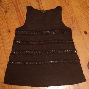 Studded Black Tank 😍